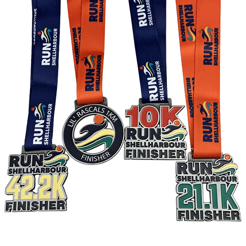 Niestandardowy projekt medalu za ukończenie maratonu