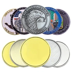 Metalowa moneta 3D Custom Challenge do grawerowania laserowego